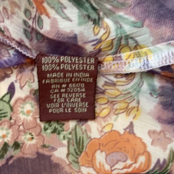 🆕 Anthropologie Ranna Gill Floral Long Sleeve Blouse. NWT - Picture 8 of 12